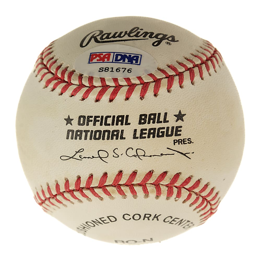 Hank Aaron Single-Signed Baseball - PSA/DNA