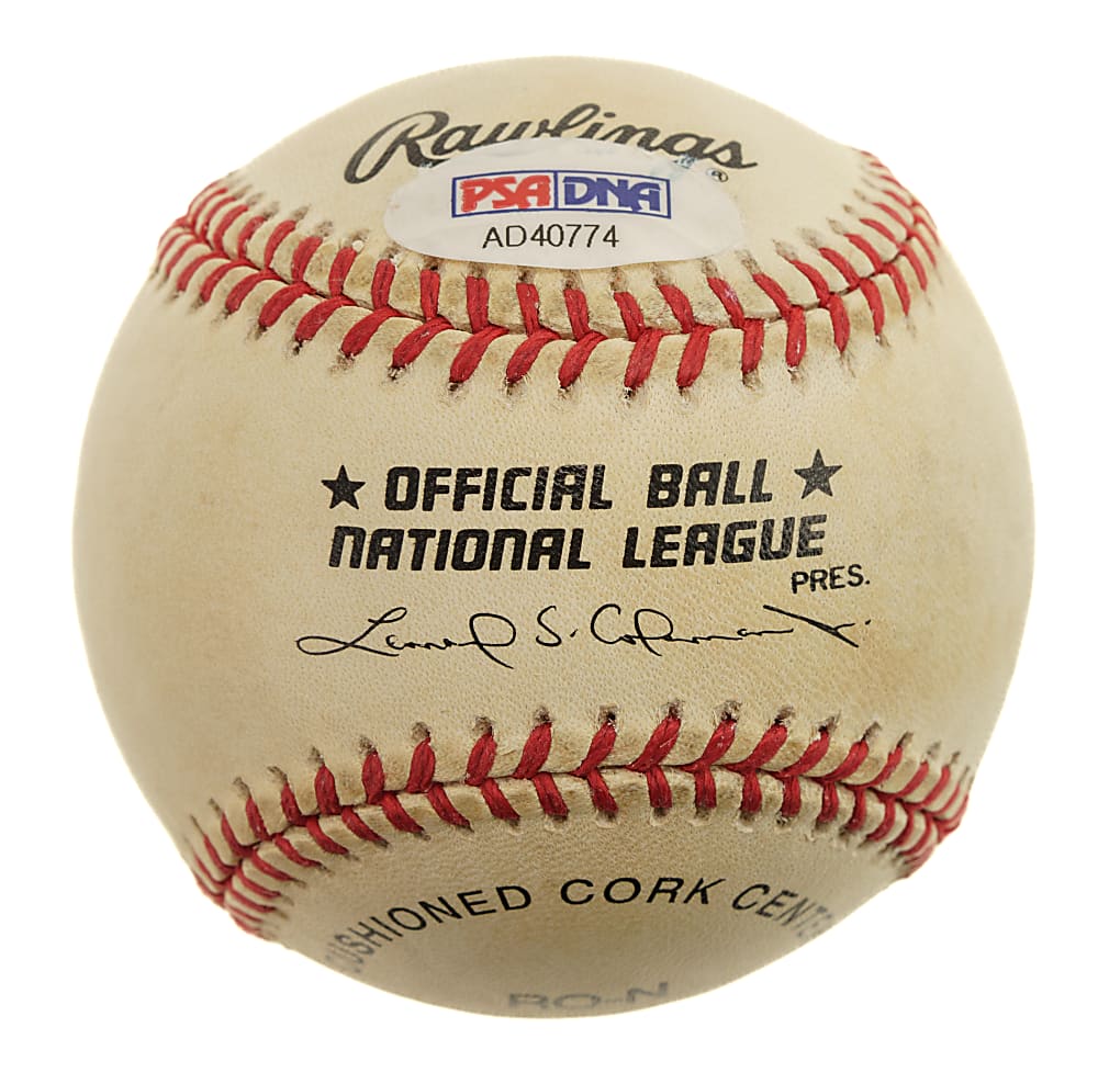 Hank Aaron Single-Signed Baseball - PSA/DNA