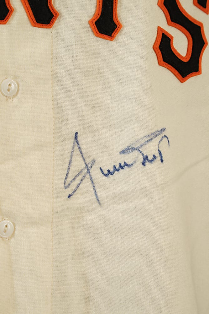 Willie Mays Signed New York Giants Jersey - PSA/DNA