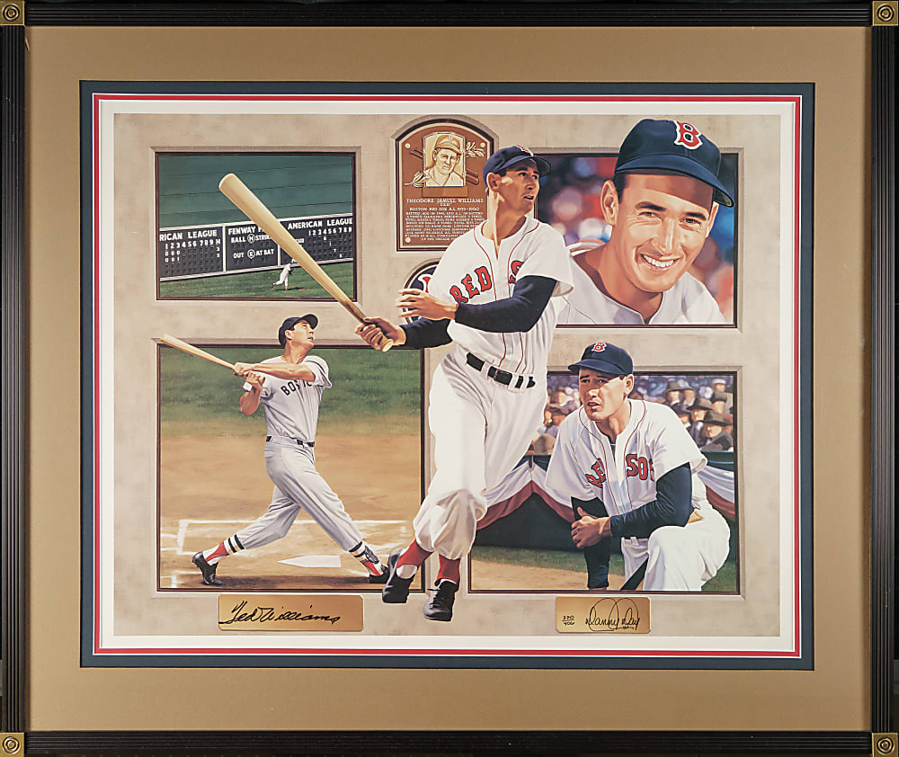 Ted Williams Signed Limited-Edition Lithograph- JSA