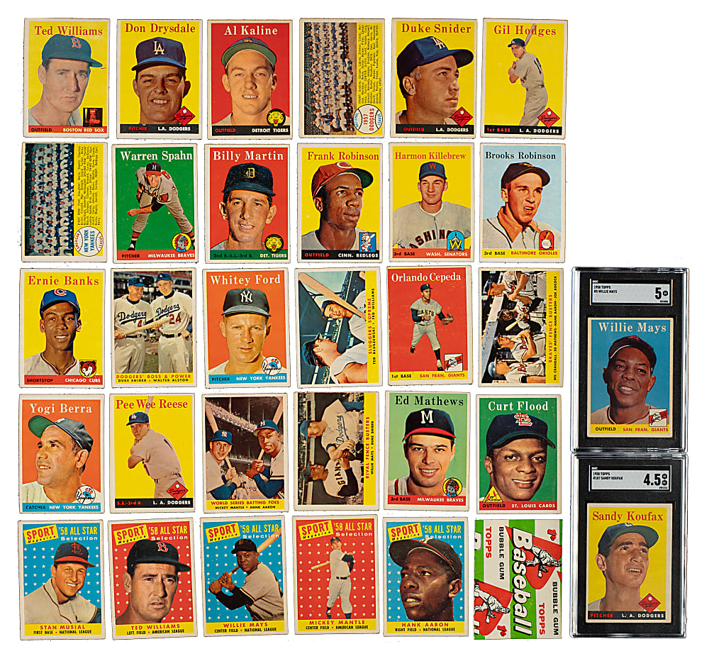 1958 Topps Complete Set (494)