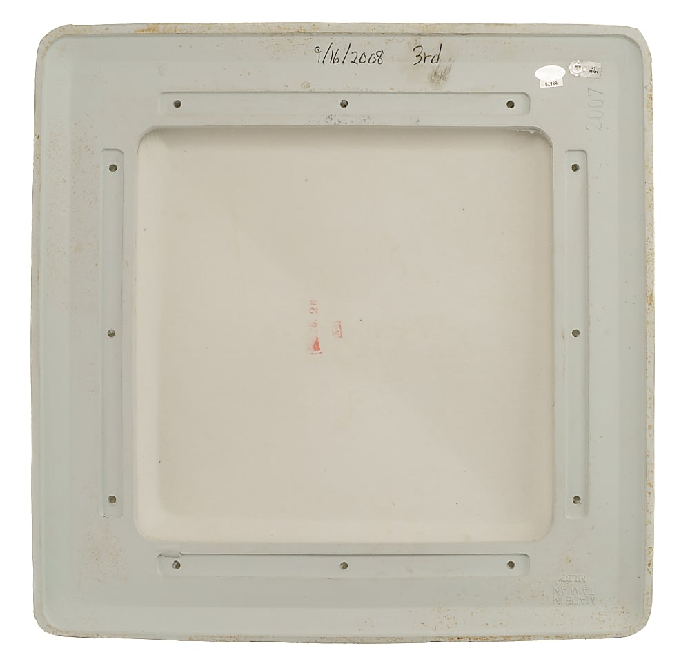 September 16, 2008 Derek Jeter Signed Yankee Stadium Game-Used Third Base with "1270 Hits", "9-16-08" and "Passing Gehrig" Inscriptions - Steiner and MLB