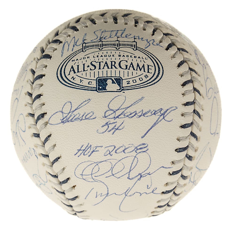 New York Yankees Hall of Fame and Stars Multi-Signed Baseball with Mariano Rivera and Derek Jeter - Steiner and MLB