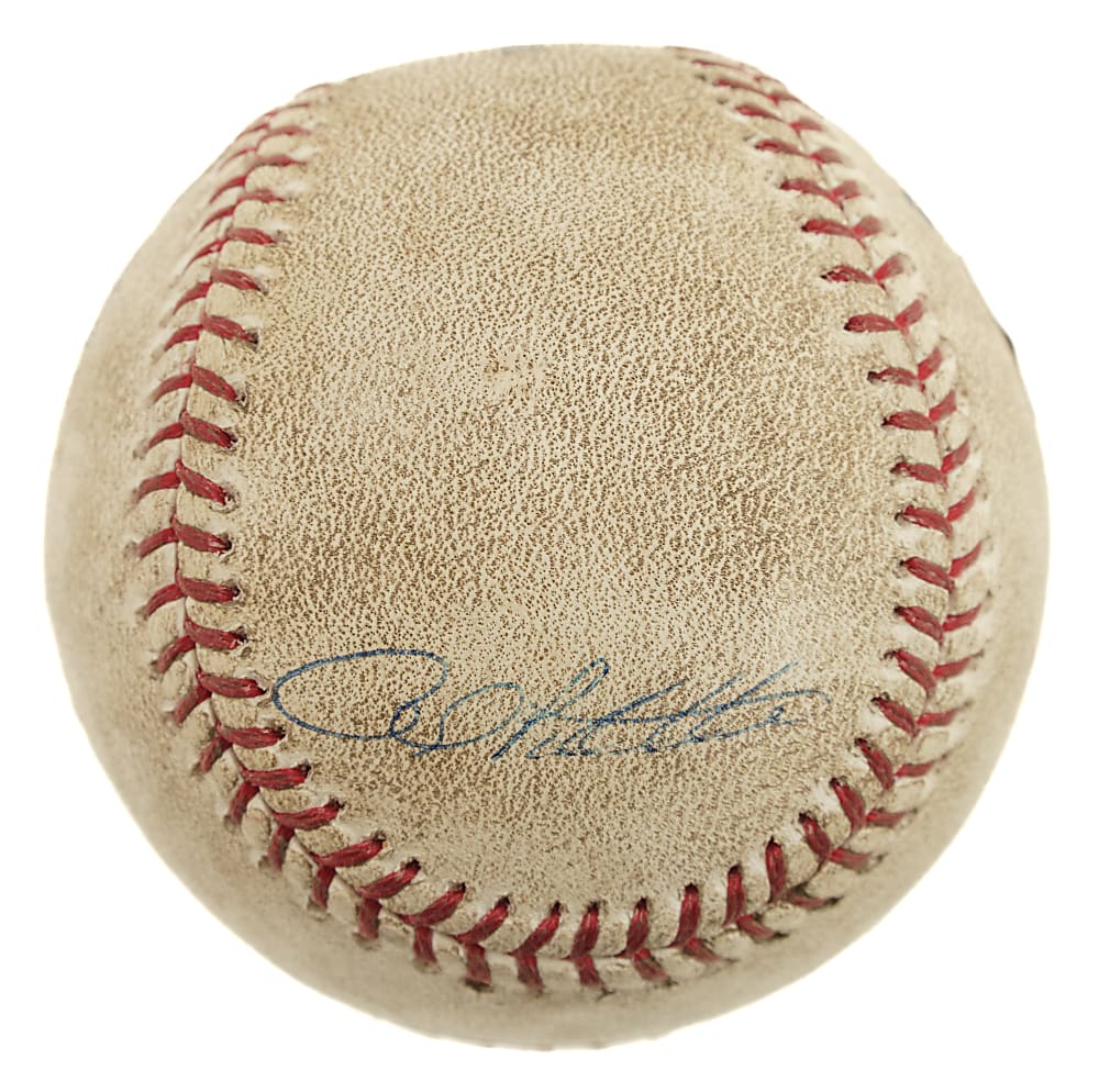 August 21, 2009 New York Yankees "Core Four" Multi-Signed Limited-Edition Game-Used Baseball - Highest-Scoring Game Between Yankees and Red Sox - MLB and Steiner