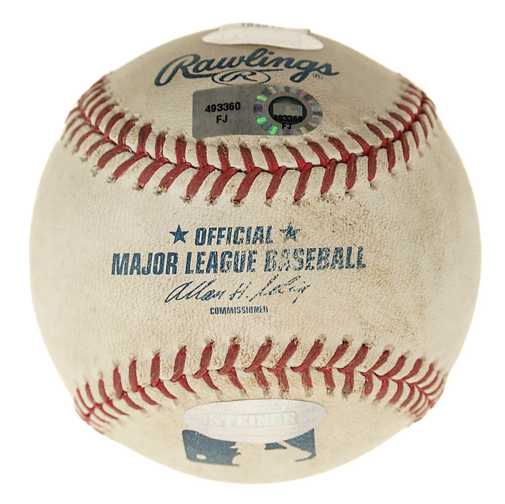 2011 Mariano Rivera Signed Limited-Edition Game-Used Baseball with "1,000th Appearance 5/25/11" Inscription - MLB and Steiner
