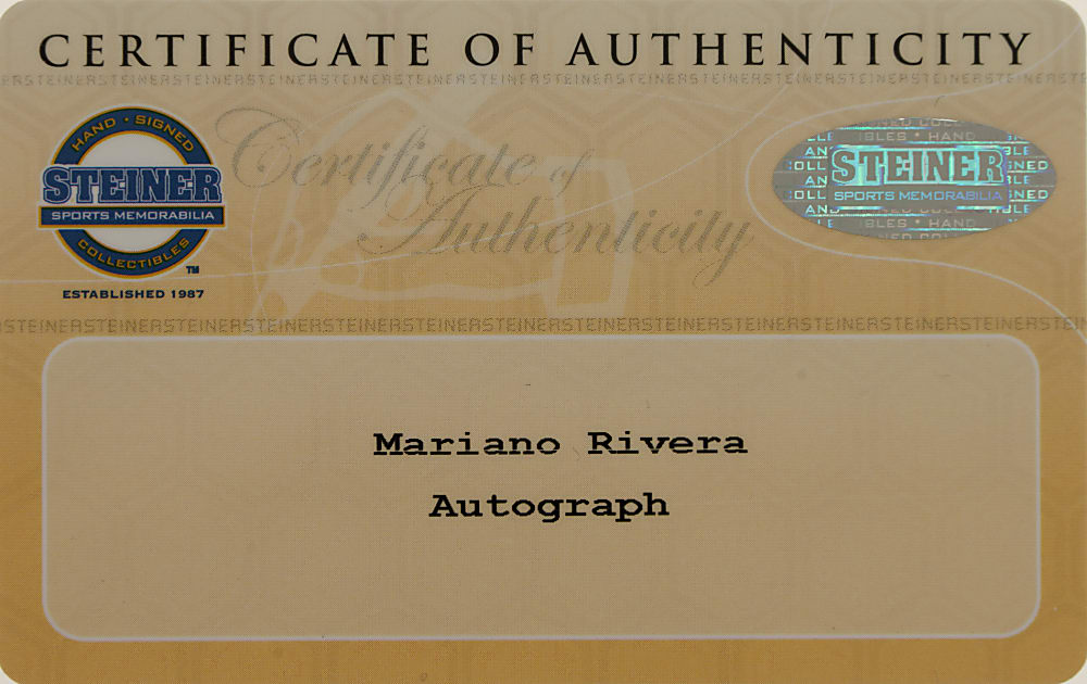 2004 Mariano Rivera Signed Game-Used Pitching Rubber with "The Bullpen My Second Home" Inscription - Steiner