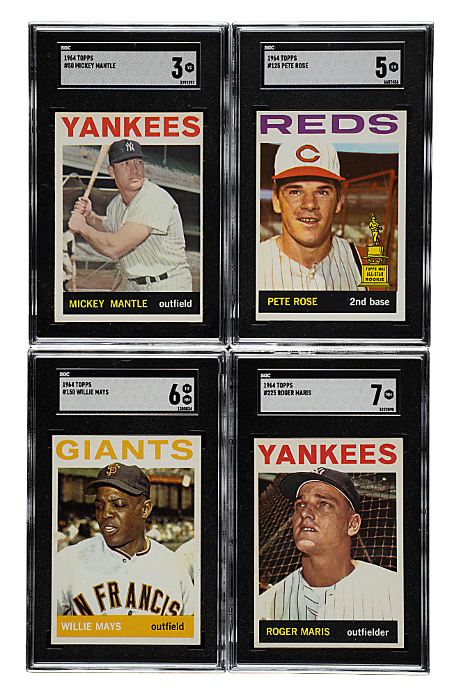 1964 Topps Collection (495) Including Mantle, Rose, Mays, and Koufax