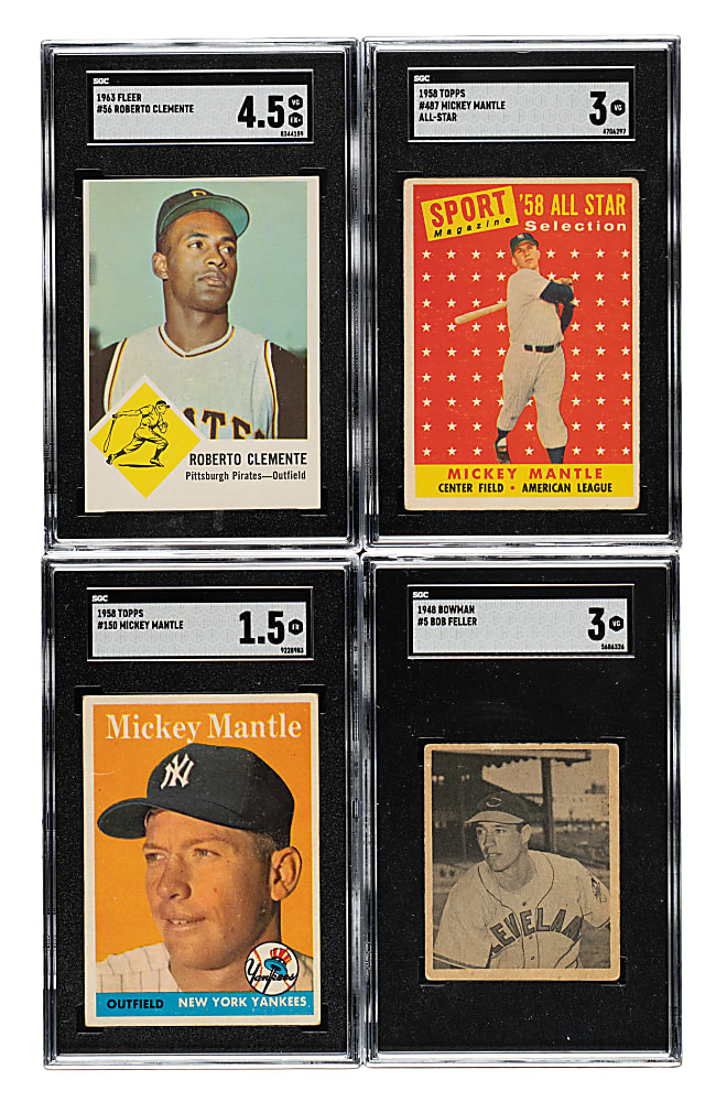 1948 to 1972 Topps, Fleer, Bowman, and Post Cereal Shoebox Collection (1,729) Including 153 Hall of Famers
