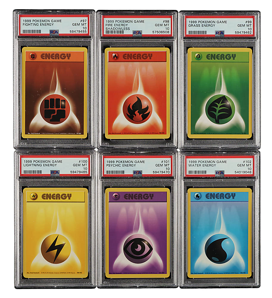 1999 Pokemon Base Set PSA-Graded Near-Complete Set (86/102) - All PSA GEM MINT 10 Examples Including 11 Shadowless!