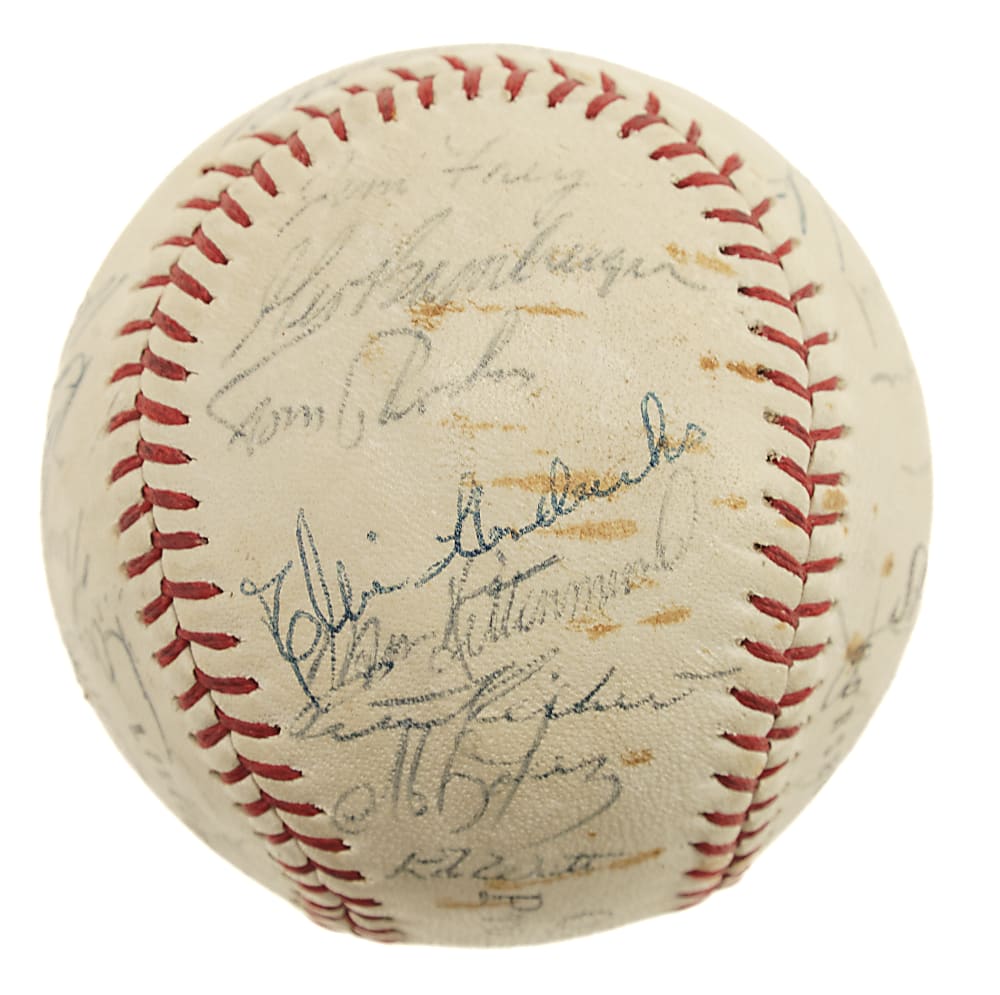 1970 Baltimore Orioles World Champions Team-Signed Baseball with Brooks Robinson and Jim Palmer