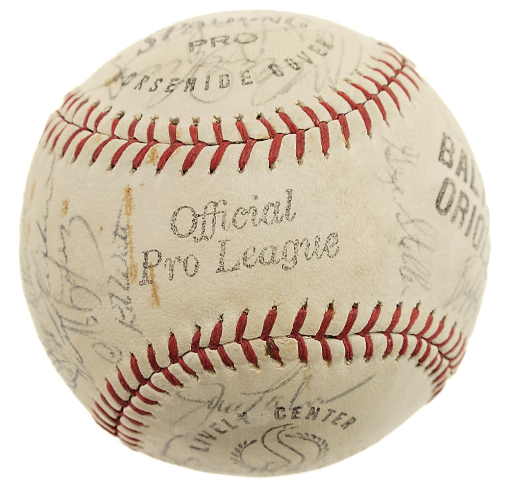 1970 Baltimore Orioles World Champions Team-Signed Baseball with Brooks Robinson and Jim Palmer