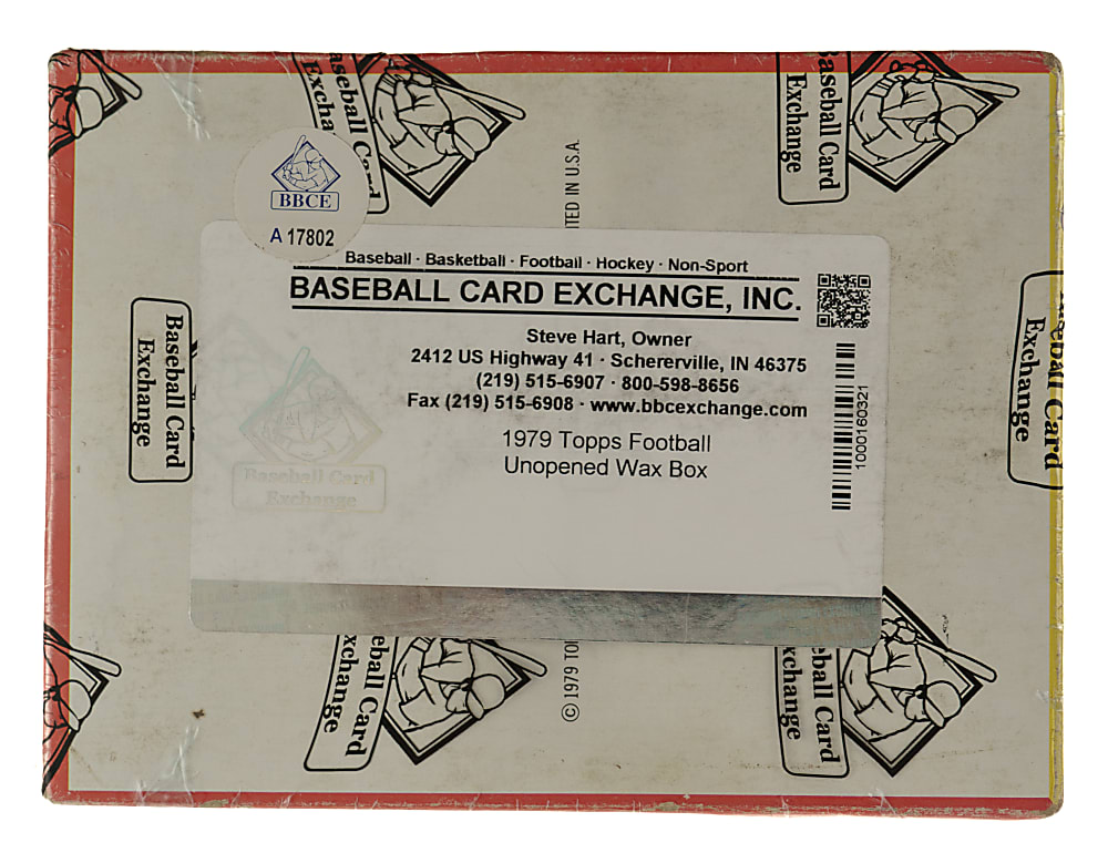 1979 Topps Football Unopened Wax Box (36 Packs) - BBCE