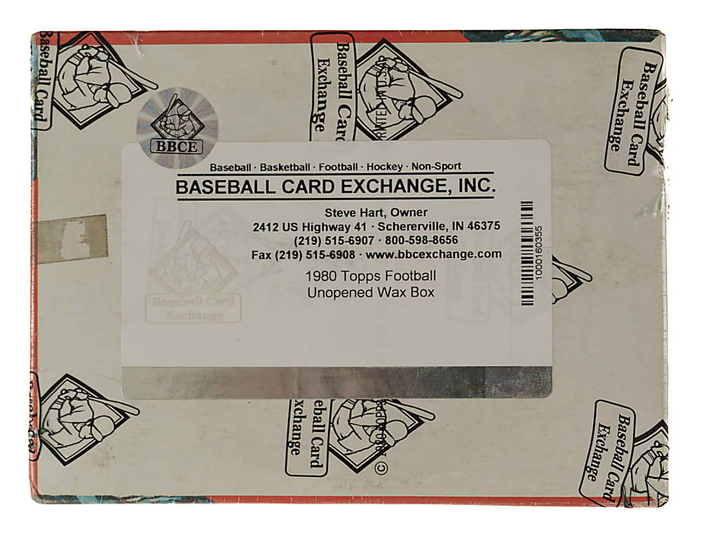 1980 Topps Football Unopened Wax Box (36 Packs) - BBCE
