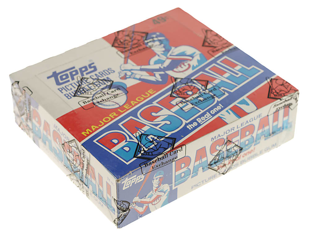 1981 Topps Unopened Cello Box (24 Packs) - BBCE