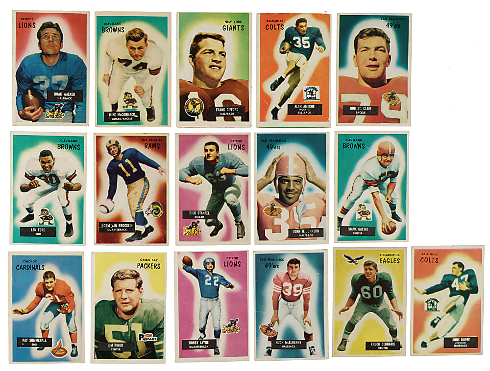 1955 Bowman Football Complete Set (160)