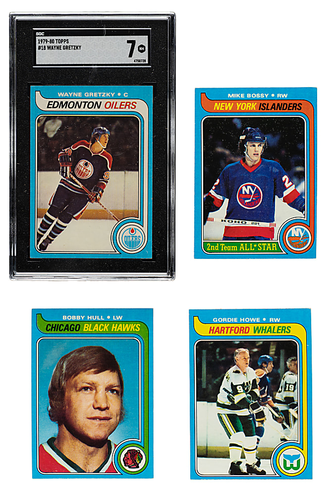 1979-1980 Topps Hockey Complete Set (264) Including #18 Wayne Gretzky Rookie SGC NM 7