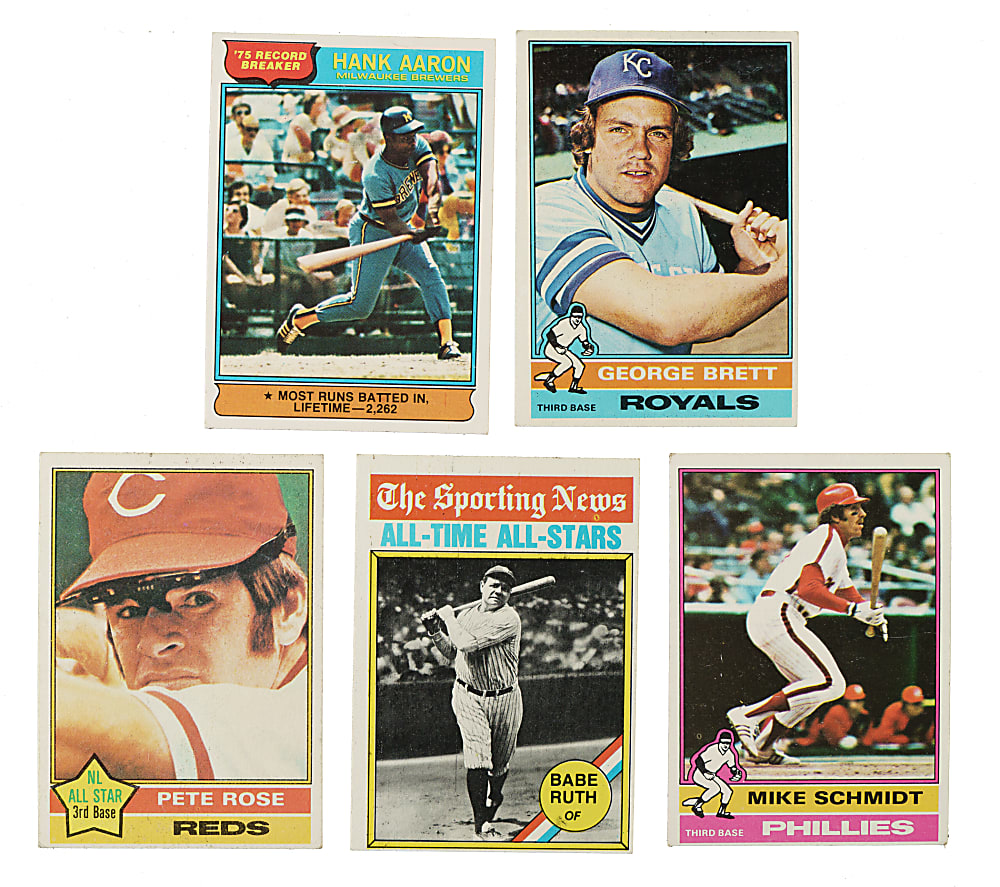 1976 Topps Complete Set (660) Plus Traded Series (44)