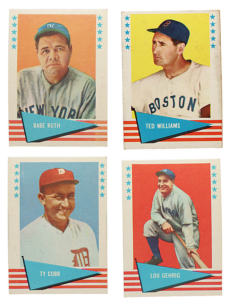 1961-1962 Fleer All-Time Greats Complete Set (154)