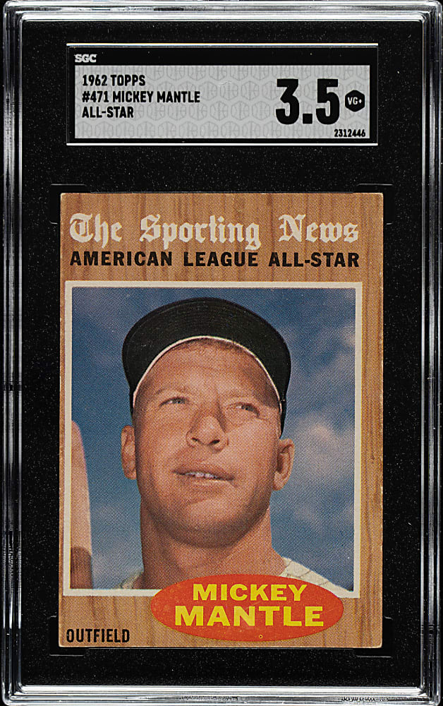 1962 Topps Near-Complete Set (578/598) Including #200 Mickey Mantle