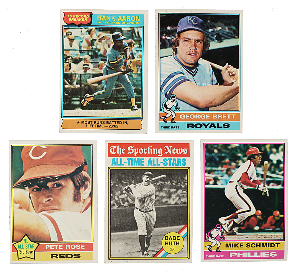 1976 Topps Complete Set (660) Plus Traded Series (44)