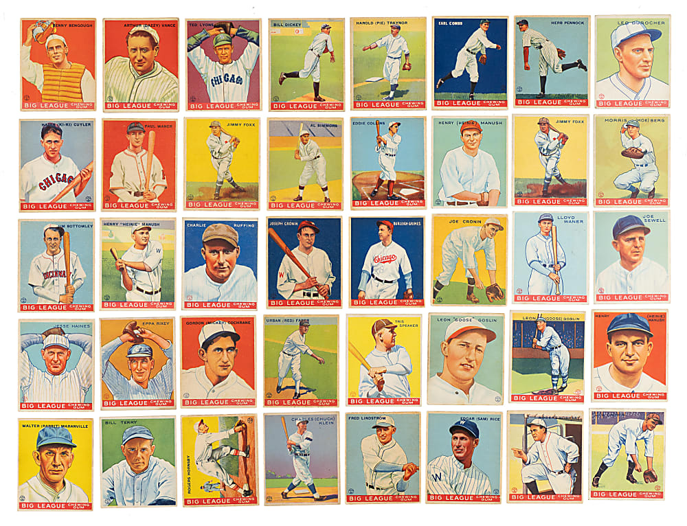 1933 R319 Goudey Near-Complete Set (233/240)