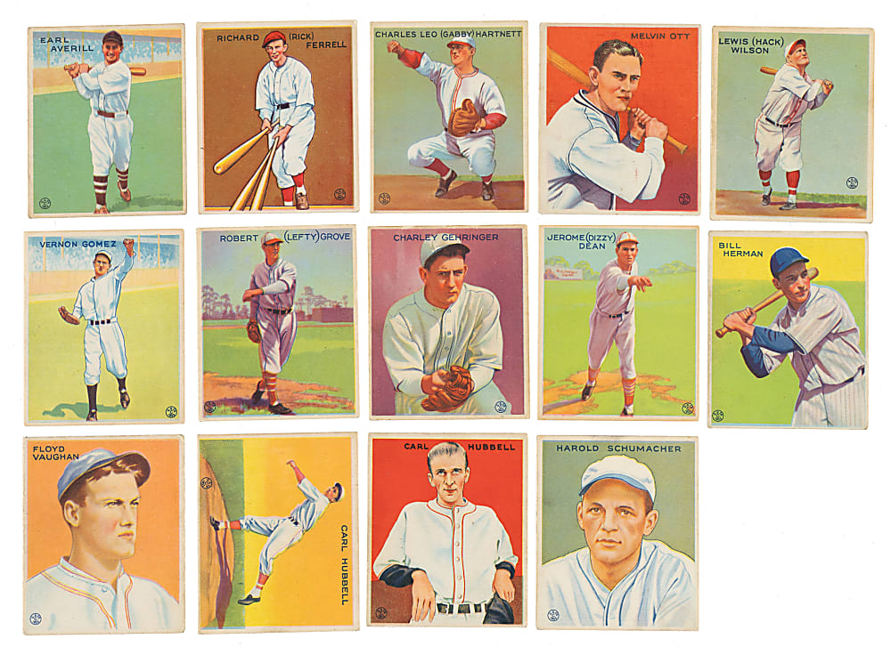 1933 R319 Goudey Near-Complete Set (233/240)