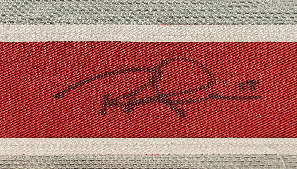 2017 Rhys Hoskins Philadelphia Phillies Signed Game-Used Road Jersey - Home Run Record - MLB