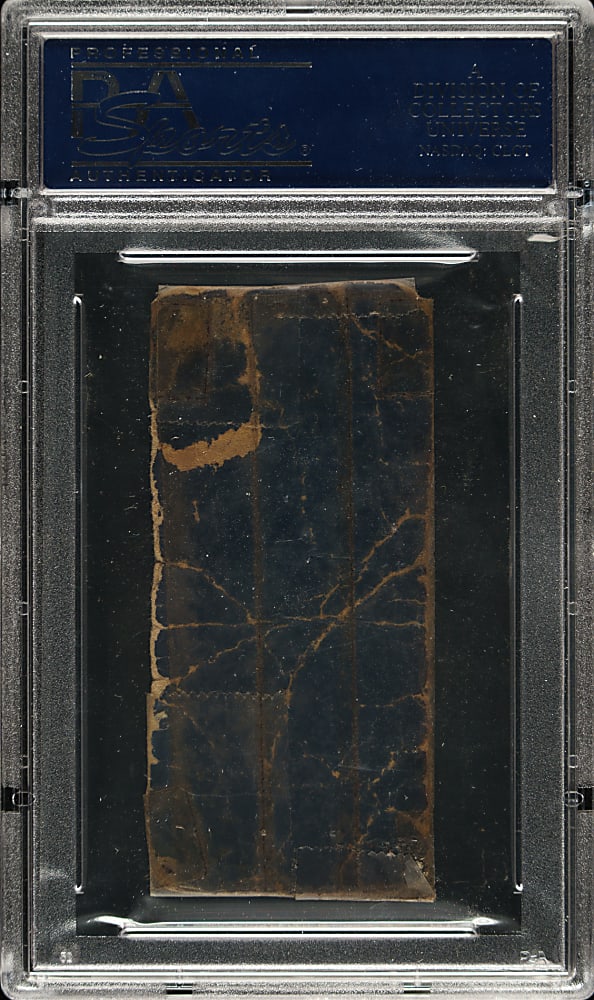 1909 Pittsburgh Pirates (vs. Detroit Tigers) World Series Game 5 Ticket Stub - PSA