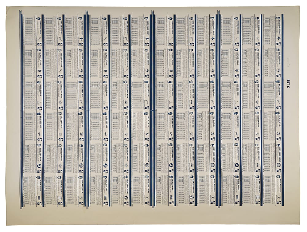 1972 Kellogg's 3-D Uncut Sheet Collection (3 Sheets, 216 Cards) Including Four Complete Sets