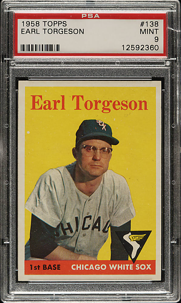 1958 Topps #138 Earl Torgeson PSA MINT 9