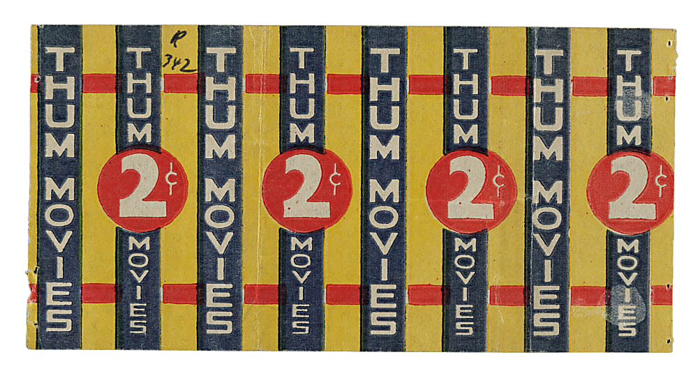1937 R342 Goudey "Thum-Movies" Two-Cent Wrapper