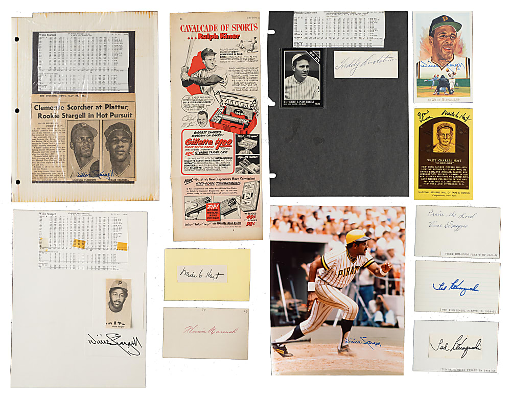 1930s to 1960s Pittsburgh Pirates Autograph Collection (661) Including 29 Hall of Famers with Greenberg, Frisch, and Stargell