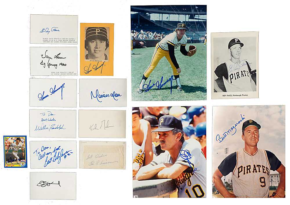 1960s to 2000s Pittsburgh Pirates Autograph Collection (853) Including Dave Parker, Barry Bonds, and Bill Mazeroski