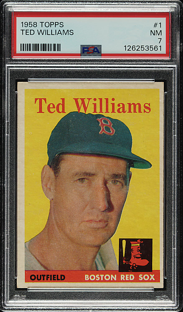 1958 Topps #1 Ted Williams PSA NM 7