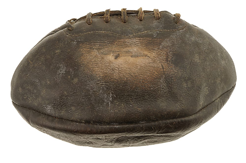 Vintage "Wright & Ditson-Victor" Football Cleats with Early Leather Football
