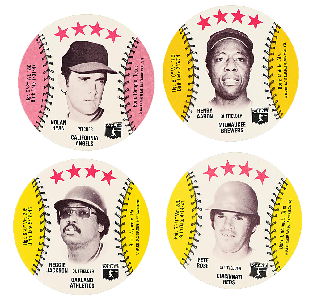 1976 Isaly's Sweet William Discs Complete Set Collection (11 Sets, 770 Discs)