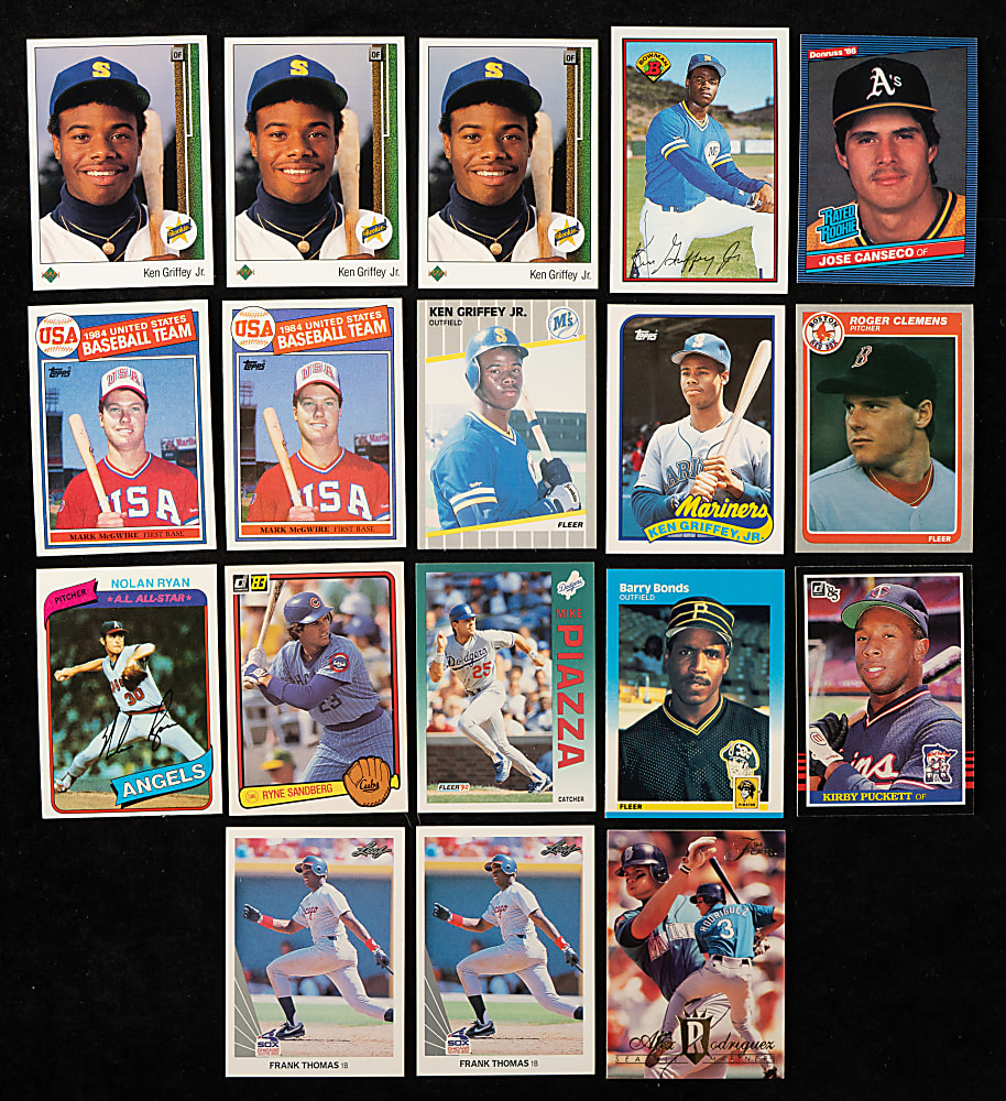 High-Grade 1980 to 1994 Topps, Fleer, and Donruss Hall of Fame and Stars Collection (166) Including 43 Hall of Fame Rookies