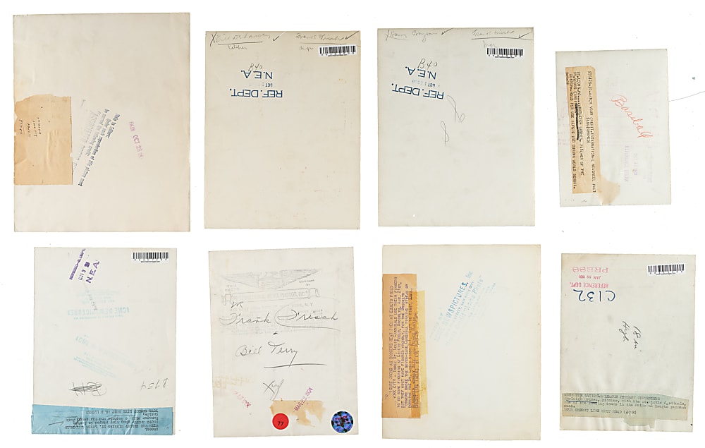 1920s and 1930s St. Louis Cardinals Vintage Photograph Collection (38) Including Frisch, Bottomley, Hafey, Mize, and Grimes