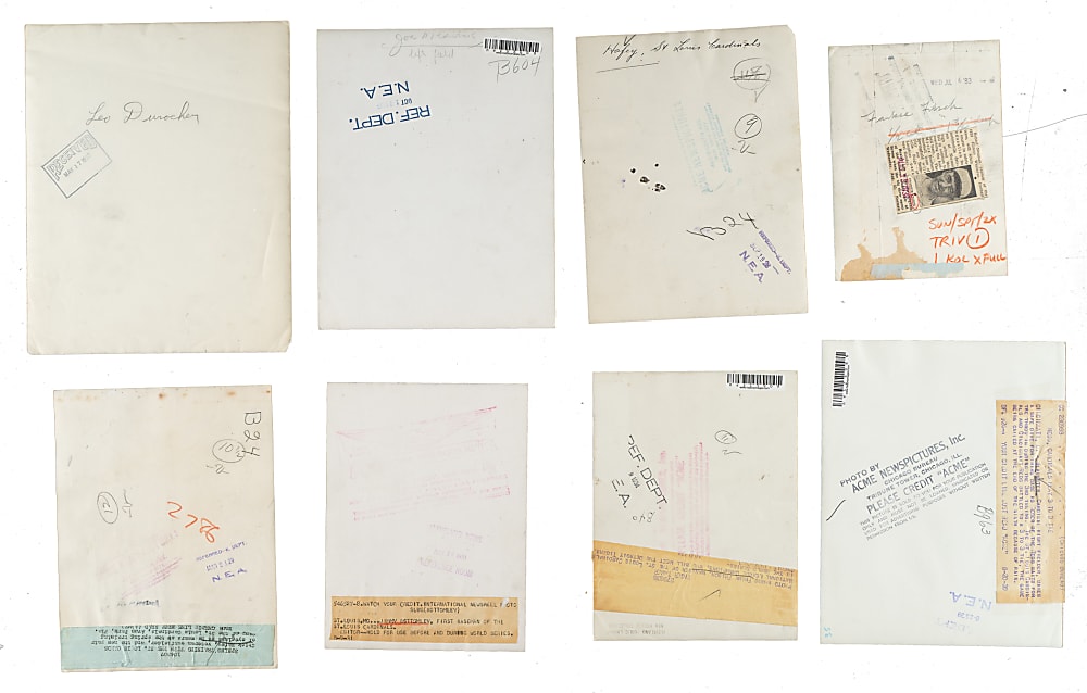 1920s and 1930s St. Louis Cardinals Vintage Photograph Collection (38) Including Frisch, Bottomley, Hafey, Mize, and Grimes