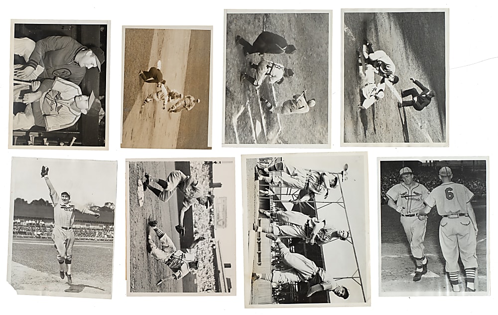 1920s and 1930s St. Louis Cardinals Vintage Photograph Collection (38) Including Frisch, Bottomley, Hafey, Mize, and Grimes