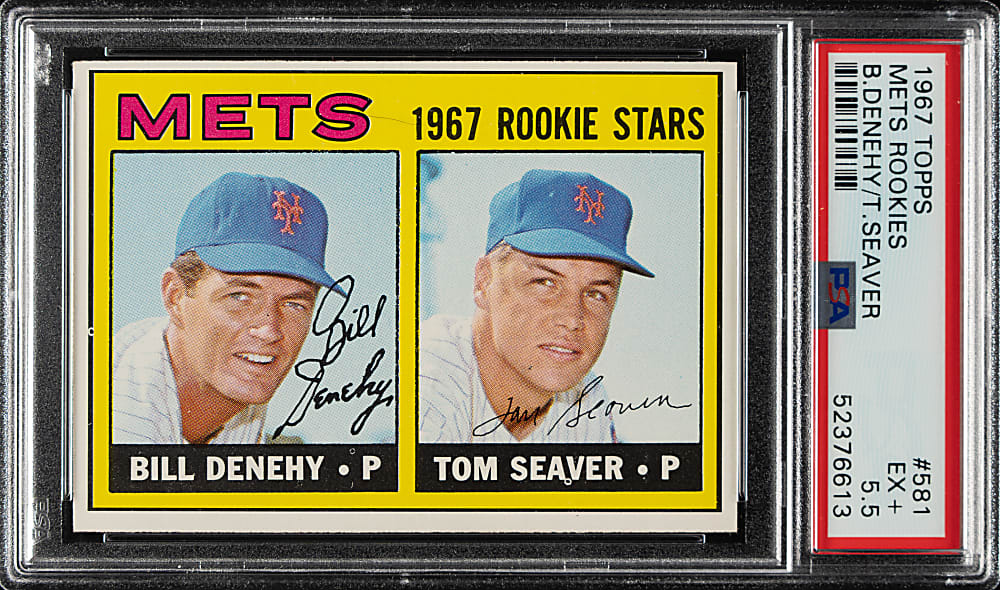 1967 Topps #581 Tom Seaver Rookie PSA EX+ 5.5