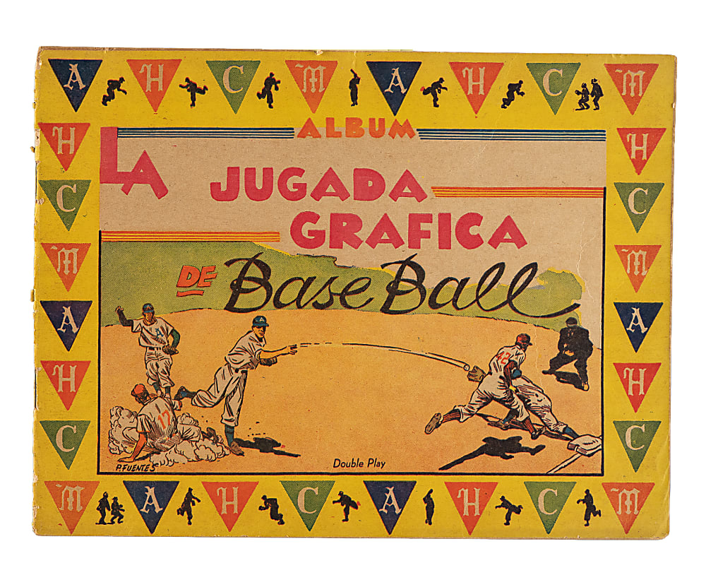 1943 La Ambrosia Amateur Cuban Baseball Card Collection (50) Plus Album