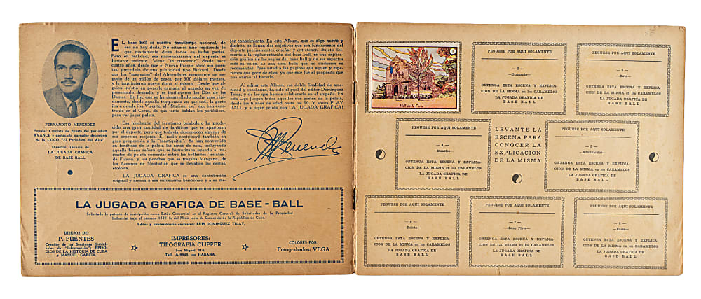 1943 La Ambrosia Amateur Cuban Baseball Card Collection (50) Plus Album