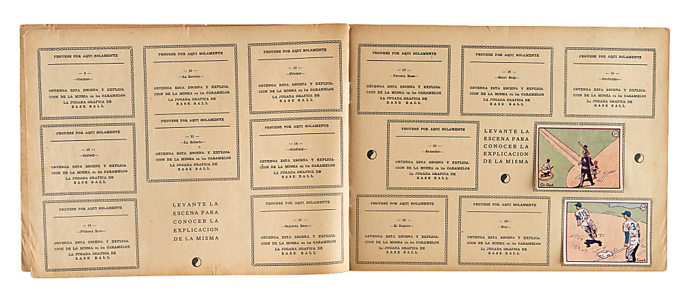 1943 La Ambrosia Amateur Cuban Baseball Card Collection (50) Plus Album