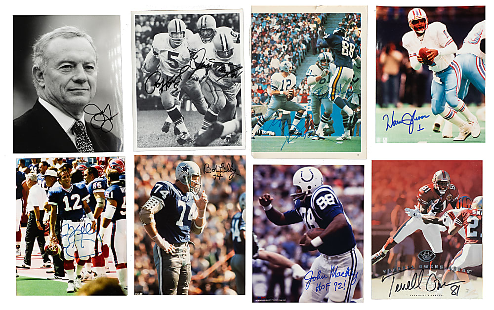 Football Signed Photograph Collection (306) Including 152 Hall of Famers