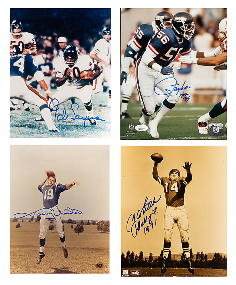 Football Signed Photograph Collection (306) Including 152 Hall of Famers