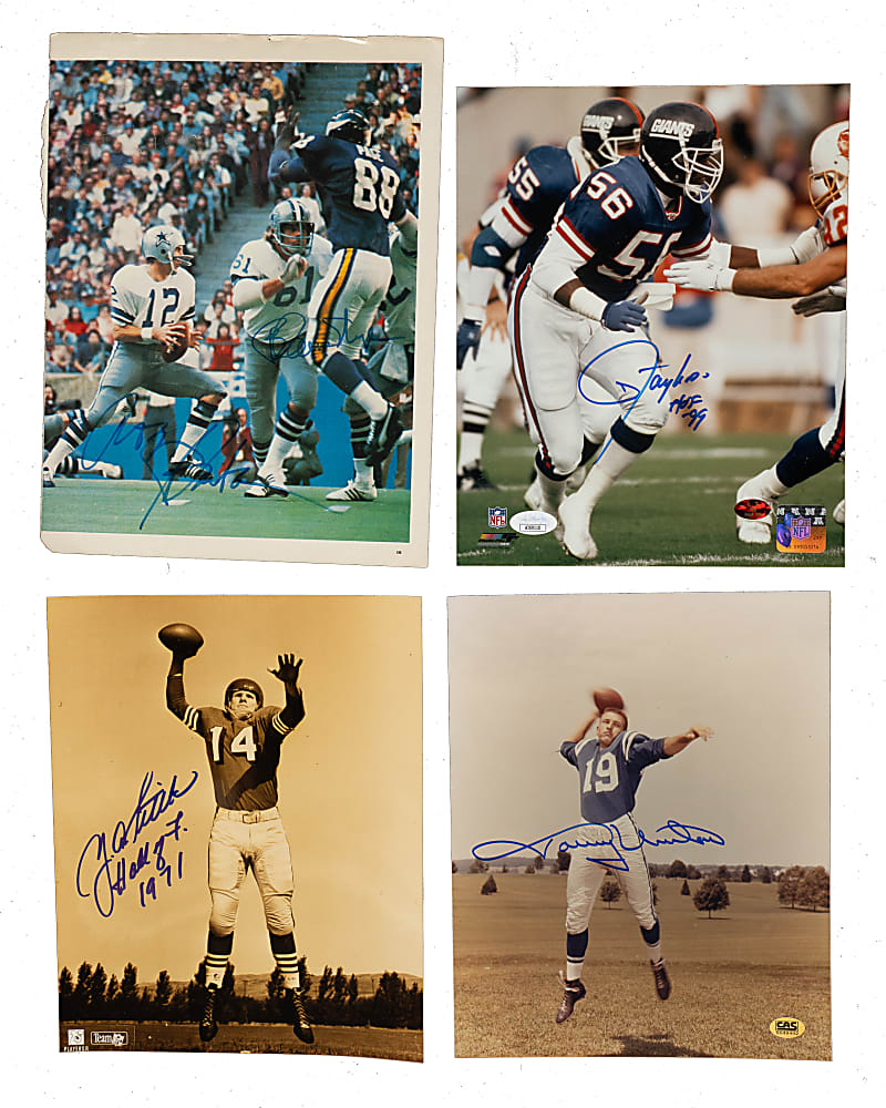 Football Signed Photograph Collection (306) Including 152 Hall of Famers