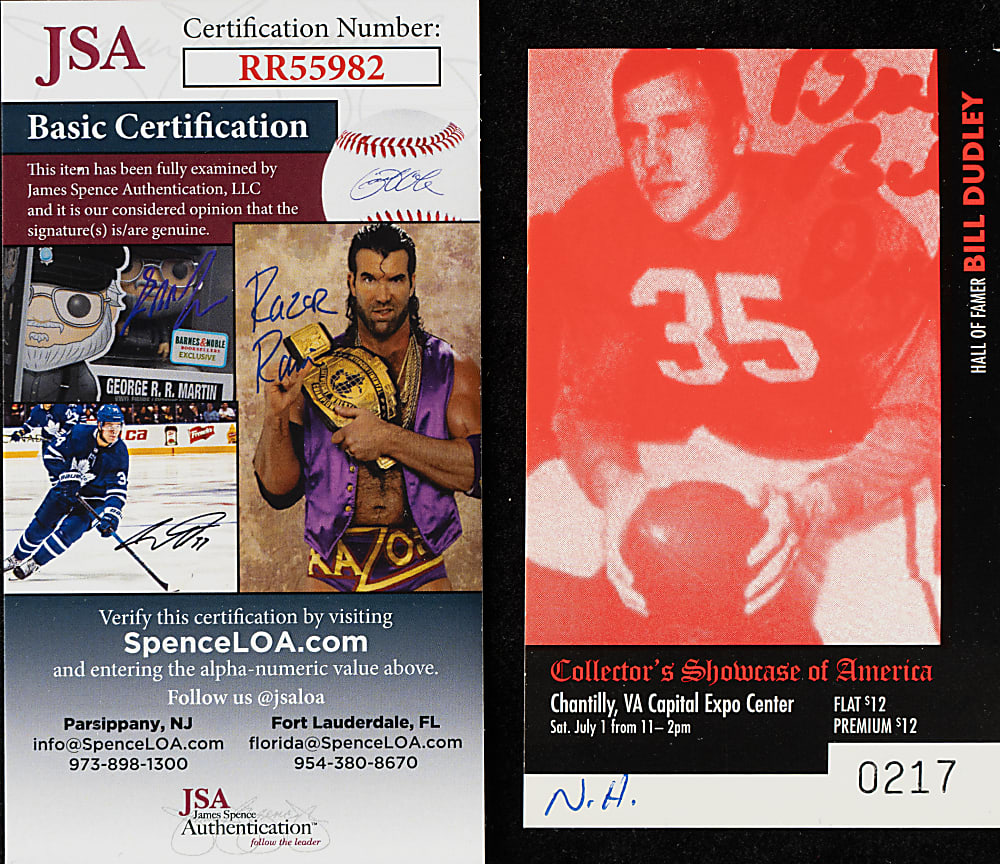 Football Signed Photograph, Postcard, and Exhibit Collection (129 Including 49 Hall of Famers