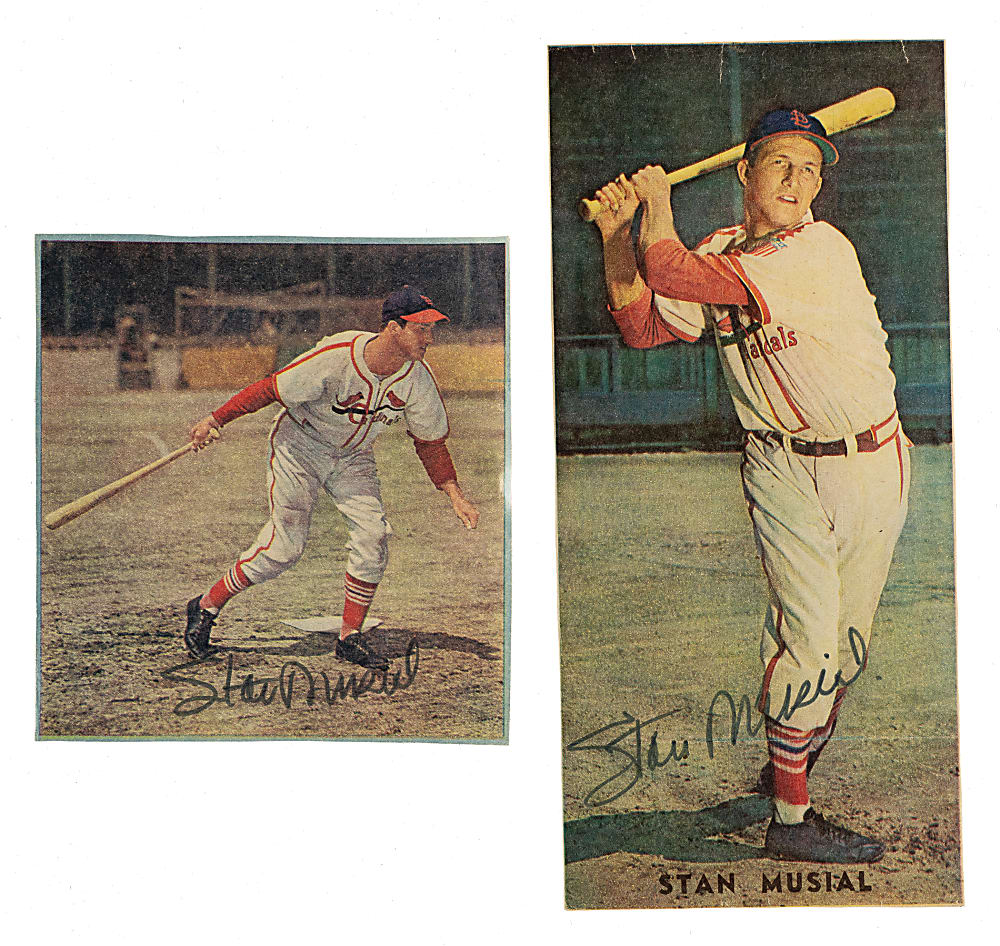 Hall of Fame and Star Signed Photograph and Magazine-Page Collection (127) Including DiMaggio, Koufax, and Marquard