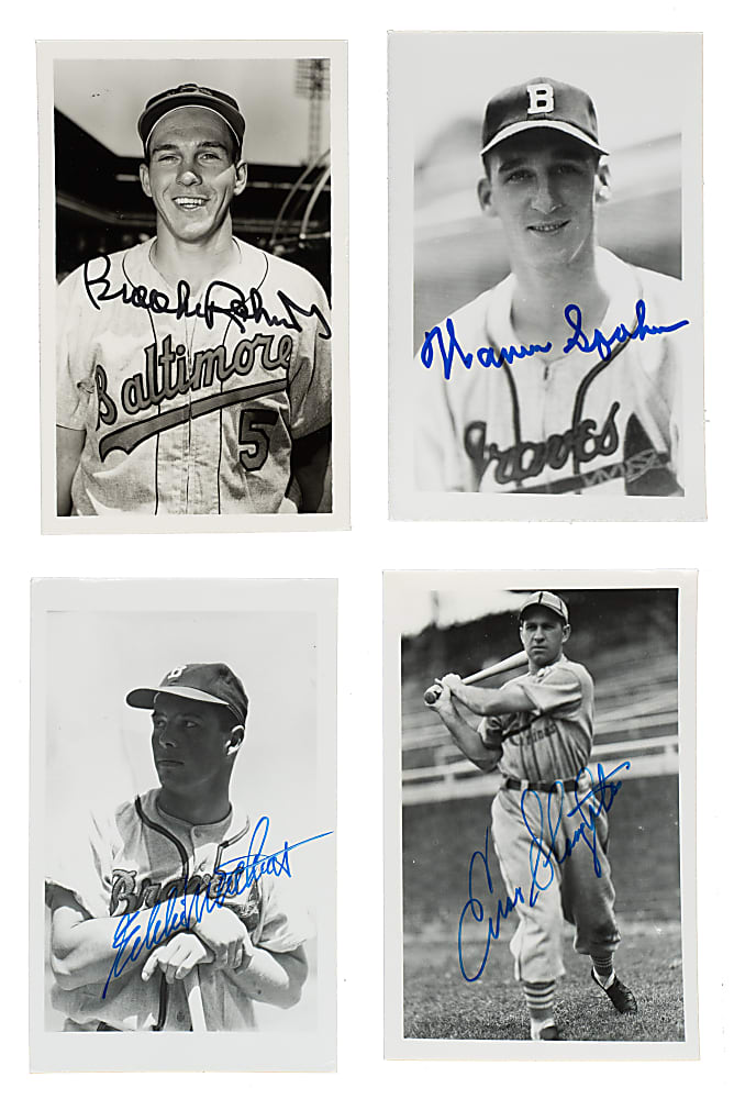 Signed George Brace Photograph Collection (275) Including Averill, Ashburn, Lasorda, and Newhouser